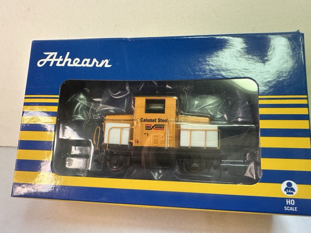 HO Scale ATH28748 Borg Warner Calumet Steel EMD Model 40 Switcher – DCC Ready