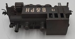 HO Scale Brass 2-6-2 Steam Locomotive B&PH #73