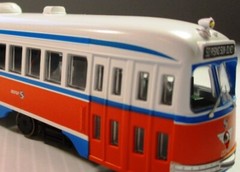 Bowser HO Scale, PCC Car, Philadelphia (SEPTA) Car #2243 Gulf Oil Scheme.