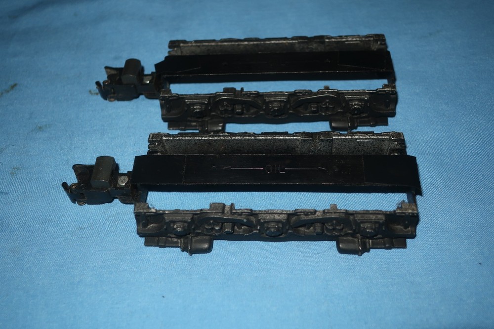 2 American Flyer Diesel Alco Rear Side Frames w/Knuckle Couplers.