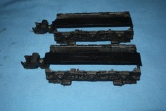 2 American Flyer Diesel Alco Rear Side Frames w/Knuckle Couplers.