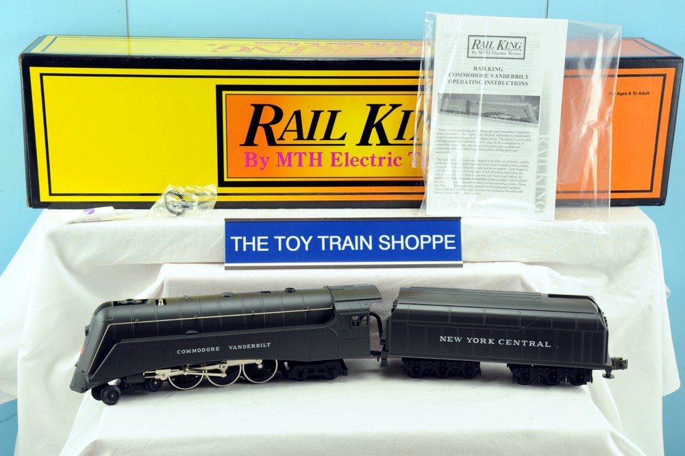 MTH RAIL KING 1133 NEW YORK CENTRAL 4-6-4 COMMODORE HUDSON STEAM LOCO. TESTED.