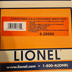 Lionel O Gauge 0-6-0 Dockside Switcher North Pole Central Lines 6-28660