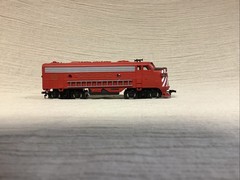 HO Railroad Fire Dept. Company No. 6 Diesel Locomotive EMD F9 – Model Power