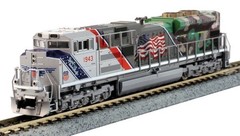 KATO 176-1943 N SCALE UNION PACIFIC SD70ACe RD#1943 DC, DCC RDY “SPIRIT OF U.P”