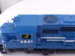 Life LIke/Proto 2000 HO Scale Conrail SD60 DCC Locomotive 6841 Weathered Train