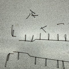 Athearn All Steel Handrail Set Complete Ho U28B U30B U33B Extra Stanchions Added