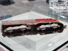 LOT OF 2 MARX 1095 SANTA FE O GAUGE DIESEL LOCOMOTIVES UNTESTED PARTS