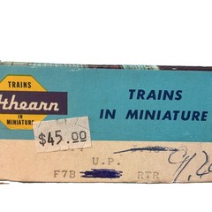 Athearn 1467B HO Union Pacific F7B Diesel Locomotive Dummy Engine Vintage RARE