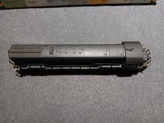HO AHM 5054 PRR GE Diesel U 25 C, Cab 6500, Kadee Cplrs, Brakeman