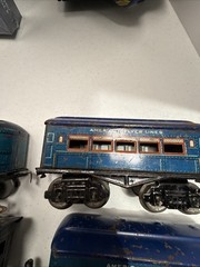American Flyer 3013 Loco O Prewar Bluebird Set & 3 Pass. Cars Read!!!