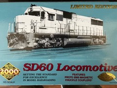 HO Scale Proto 2000 “Limited Edition” EMD SD60 with Tsunami 2 installed