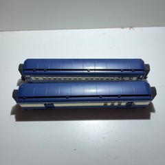 MTH Railking O Gauge NJC Blue Comet 4-6-2 PS2 & 4 60′ Madison Passenger Cars