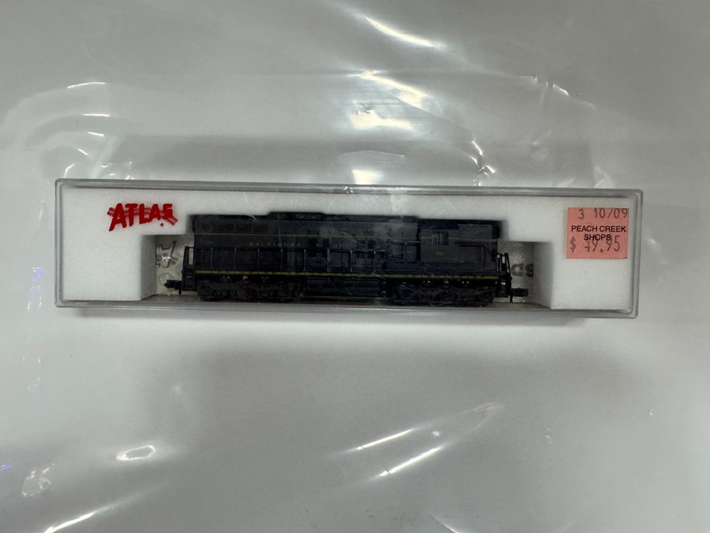 Atlas N Scale EMD SD7 #4506 Baltimore & Ohio Locomotive Road #761