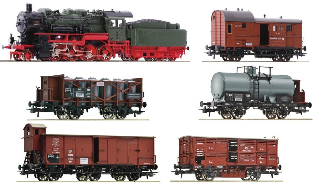 ROCO 61480 Steam Locomotive G 8+ Freight Train K. P. E.V EP I Analogue Year Nip