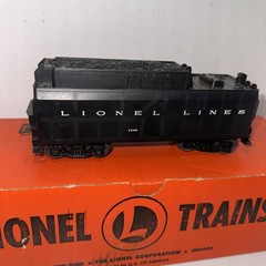 LIONEL 234W LIONEL LINES WHISTLE TENDER WITH HOMEMADE BOX – EXC+