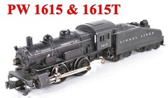 Lionel PW 1615 & 1615T Tender /7/ 1955-57