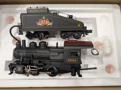 K Line Steam Engine & Tender Anheuser Busch Beer 150 Anniversary O Scale NIB
