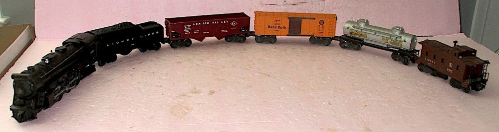 Lionel 2065 Hudson Locomotive+2046W Tender & Freight Cars SERVICED-TESTED-CLEAN!