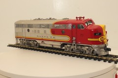 3rd Rail, 2-Rail O, #47, Santa Fe, F-7 POWERED A, QSI/DCC, Run #1, C-7 EX/OB