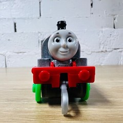 Silver Flames Percy – Thomas & Friends Trackmaster Push Along Metal Trains