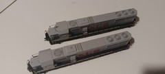 Two Used Walthers Mainline HO SCALE KCS SD50