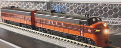 KATO N Scale MR EMD FP7A/F7B, #95A/95B Both Units with ESU LokSound, 106-0430-LS