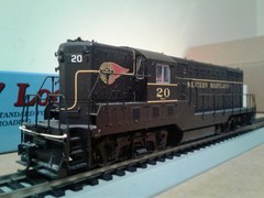 HO SCALE LIFE LIKE PROTO 2000 EMD GP7 WESTERN MARYLAND WM #20 23597