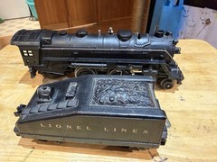 Lionel Prewar 229 And Postwar Slope Back Tender With Light