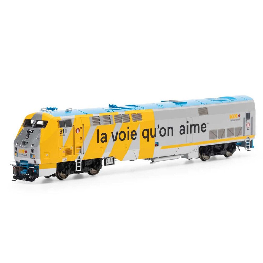 Athearn ATHG81232 P42DC VIA Love The Way #911 Locomotive HO Scale