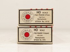 Stewart Hobbies 8110 & 8115 HO Pennsylvania F3AB Phase II High Fans LN 12292