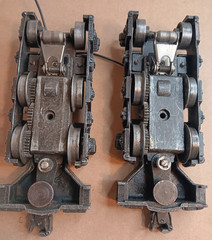 Vintage Original Lionel 2321 FM Trainmaster 2 geared power trucks complete