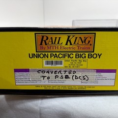 MTH RailKing 30-1129-1 Union Pacific Big Boy 4-8-8-4 O Used UPGRADED PS.2 #4020
