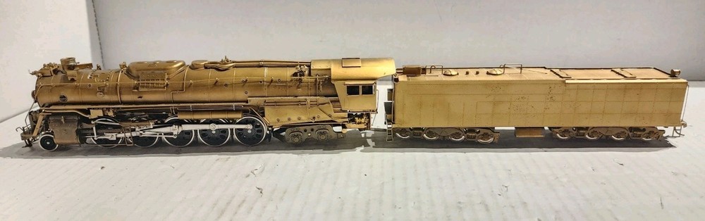 PFM United Scale Models HO Scale Brass 2-10-4 Steam Loco Santa Fe Undecorated