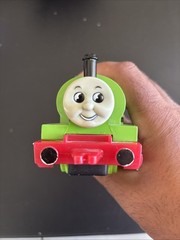 Vintage ERTL Percy The Small Engine 7” Die Cast Pull Back Train Working 1987