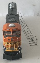Athearn Genesis BNSF SD-70MAC Orange #9955 Locomotive HO Scale DC (Working)