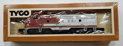 Tyco HO Scale Sante Fe Deisel Passenger Train Engine F9 with Headlights, L@@K!!!