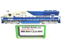 Overland OMI EMD SD60 Electro-Motive Demo Demonstrator #4 #EMD4 HO Brass #5150.1