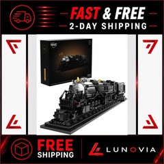Nifeliz Big Boy Steam Locomotive Building Set | Articulated Train Model