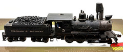 HO ROUNDHOUSE 2-6-0 STEAM LOCOMOTIVE COLORADO & SOUTHERN #5 DCC SOUND CUSTOMIZED