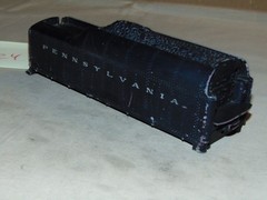 LIONEL 2046 PENNSYLVANIA ORIGINAL TENDER SHELL ONLY WITH 2 STEPS T24