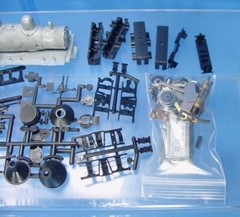 HO/HOn3 ROUNDHOUSE 2 TRUCK SHAY LOCOMOTIVE KIT W/WOOD CAB WISEMAN MODEL SERVICES