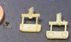 O SCALE On3/On30 BRASS STEAM LOCOMOTIVE BACKHEAD SHELF X2 WISEMAN OB-20