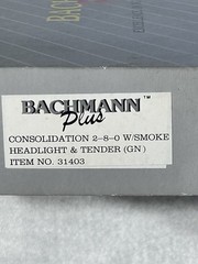 Beautiful Bachman Great Northern RR 2-8-2 Mikado Loco/Smoke HO