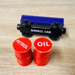 Red Barrel Purple Car – Thomas The Tank Engine & Friends Wooden Railway Trains