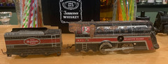 1950’s Wyandotte Railway Tinplate #970 Wind-Up Locomotive & #3689 Coal Tender