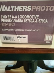 Walthers Proto HO 920-42903 EMD E8 AA Units PRR with ESU LOKSOUND 5 & DCC . NEW
