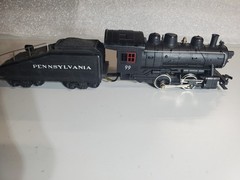 ho Mantua Pennsy #99 0-4-0 Steam Locomotive-w/Light & Tender-Refurb-DC-Runs Good