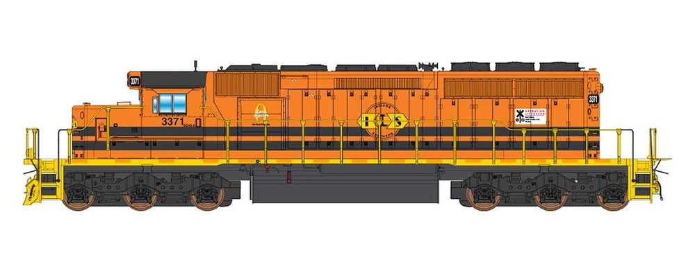 InterMountain 69374S-02 N Scale G&W Indiana Southern SD40-2 #3371 DCC Sound