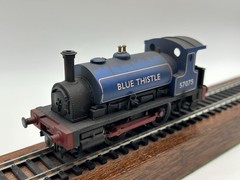 OO Hornby R1130 0-4-0 Industrial Saddle Tank Locomotive ‘Blue Thistle’ WEATHERED